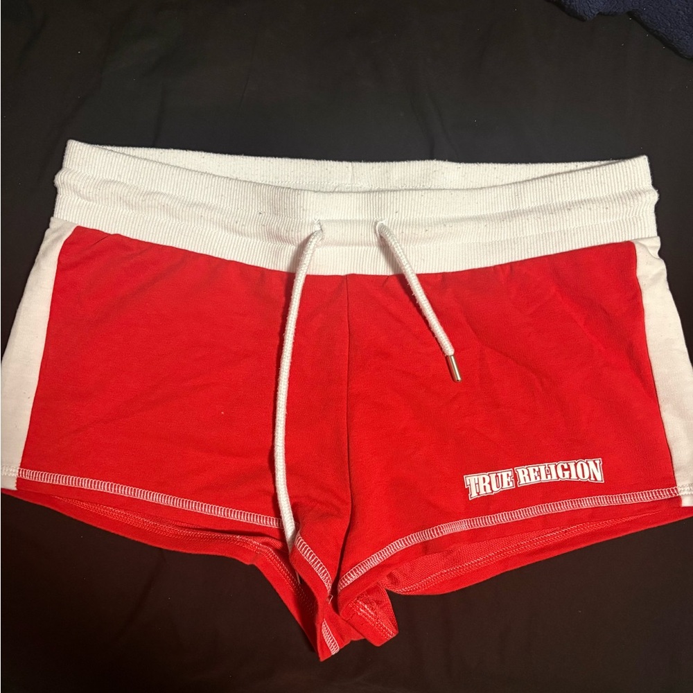 True Religion Women's Red Shorts